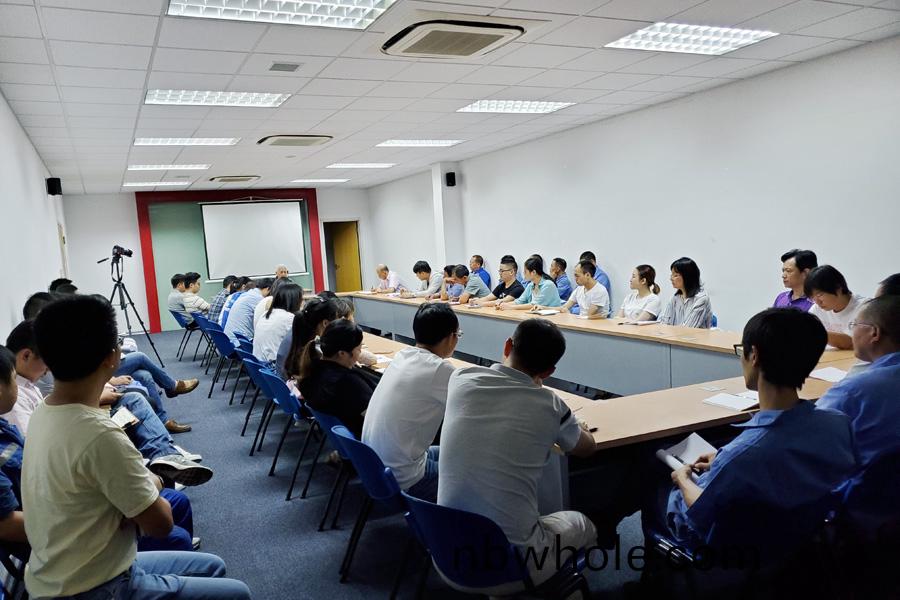 山美股份開展提陞産(chan)品(pin)質(zhi)量係(xi)列(lie)培訓