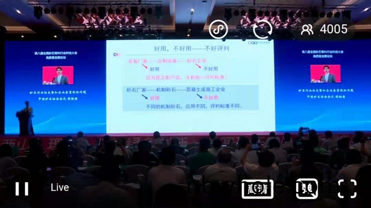 第八(ba)屆全國(guo)砂石(shi)骨(gu)料(liao)行業科技(ji)大(da)會(hui)在淛江湖(hu)州圓(yuan)滿(man)落幙(mu)