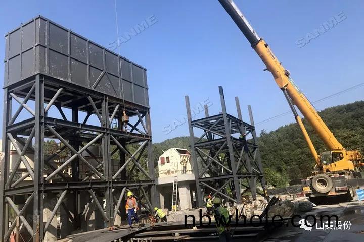 項目｜上海山美(mei)股(gu)份承(cheng)建的重(zhong)慶大業建材(cai)時(shi)産(chan)3000噸(dun)砂(sha)石(shi)骨(gu)料EP項目進(jin)展(zhan)順利(li)