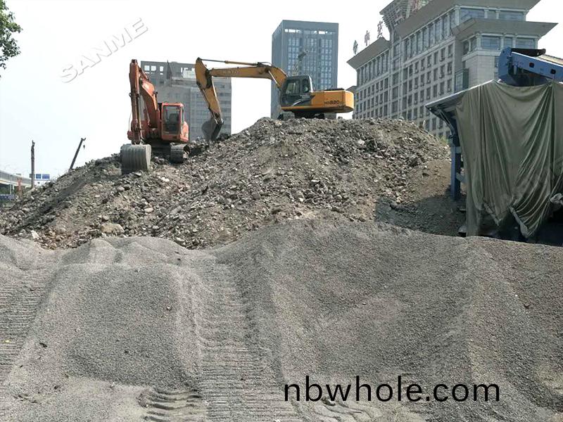 建築垃圾破碎生(sheng)産線(xian)讓您省心省(sheng)力